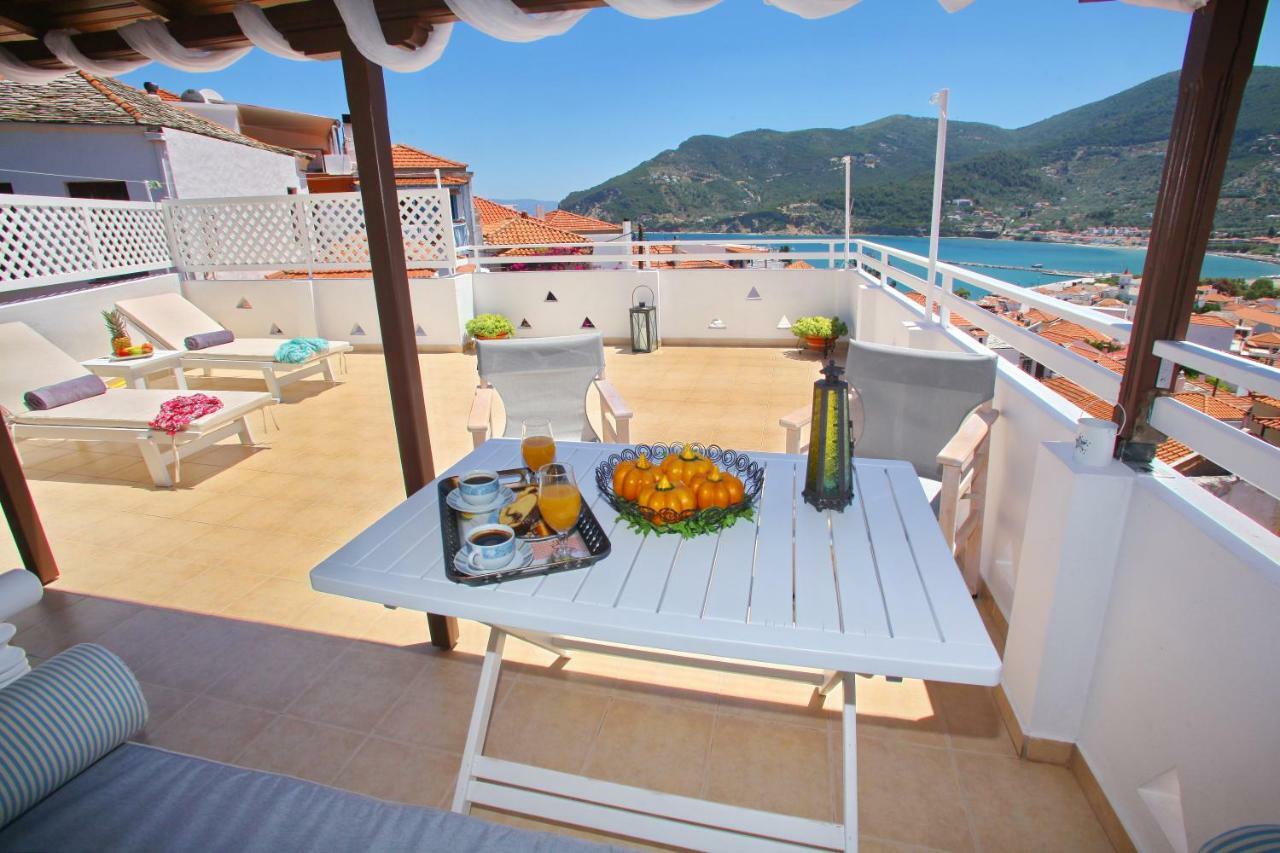 Villa Kamara House Città di Skopelos Esterno foto