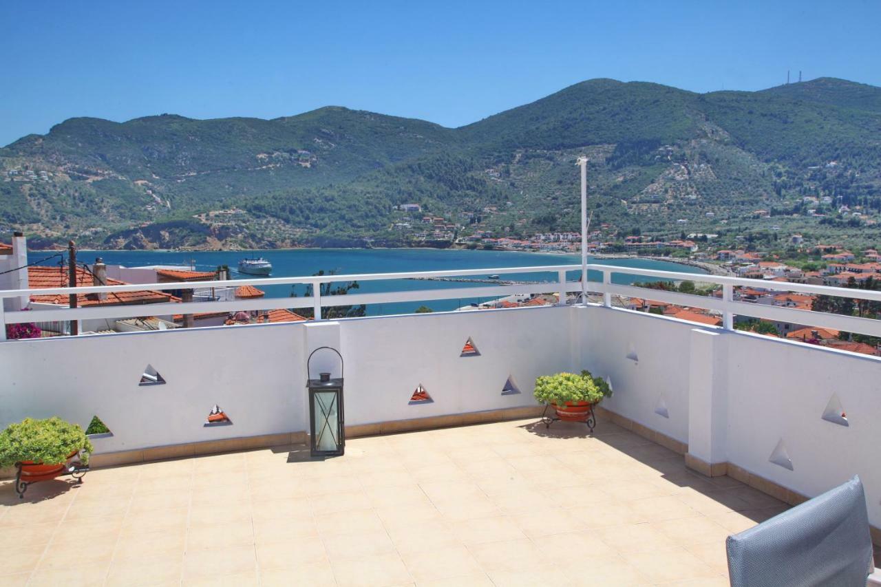 Villa Kamara House Città di Skopelos Esterno foto