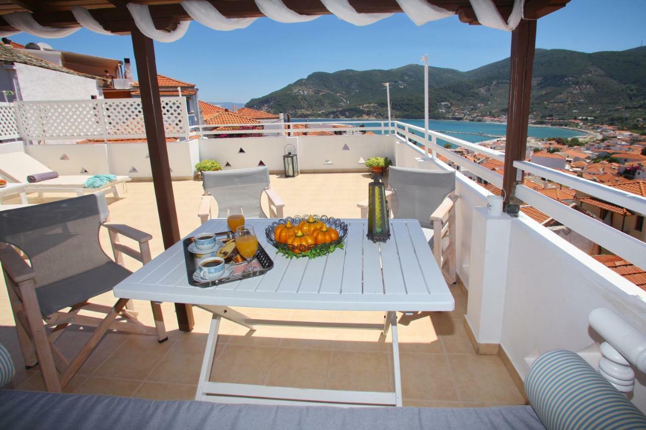 Villa Kamara House Città di Skopelos Esterno foto